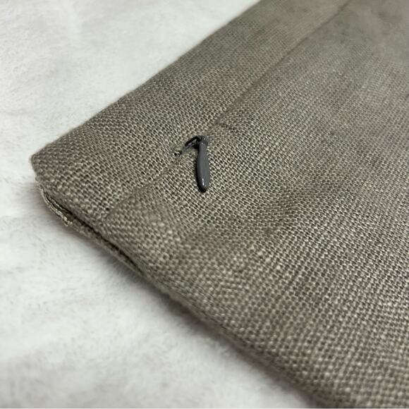 Williams Sonoma Beaded Lyncort Zardozi Linen Lumbar Pillow Cover Geo 14 x 22 NWT - Picture 5 of 5